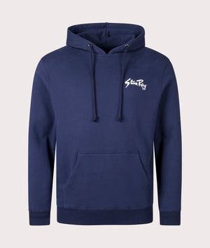 Stan Hoodie in Navy by Stan Ray. EQVVS Front Angle Shot.