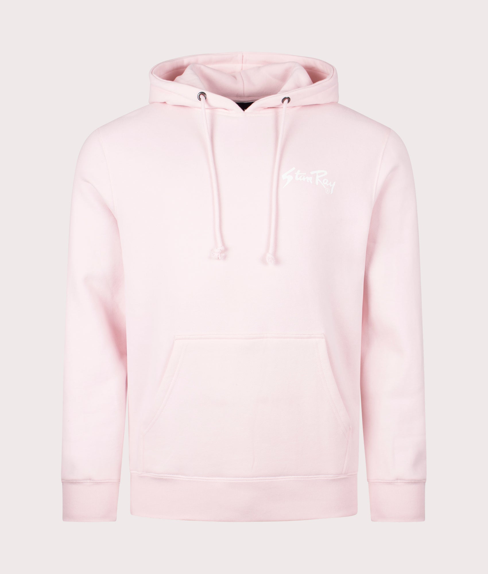 Stan Hoodie in Pink by Stan Ray. EQVVS Front Angle Shot.