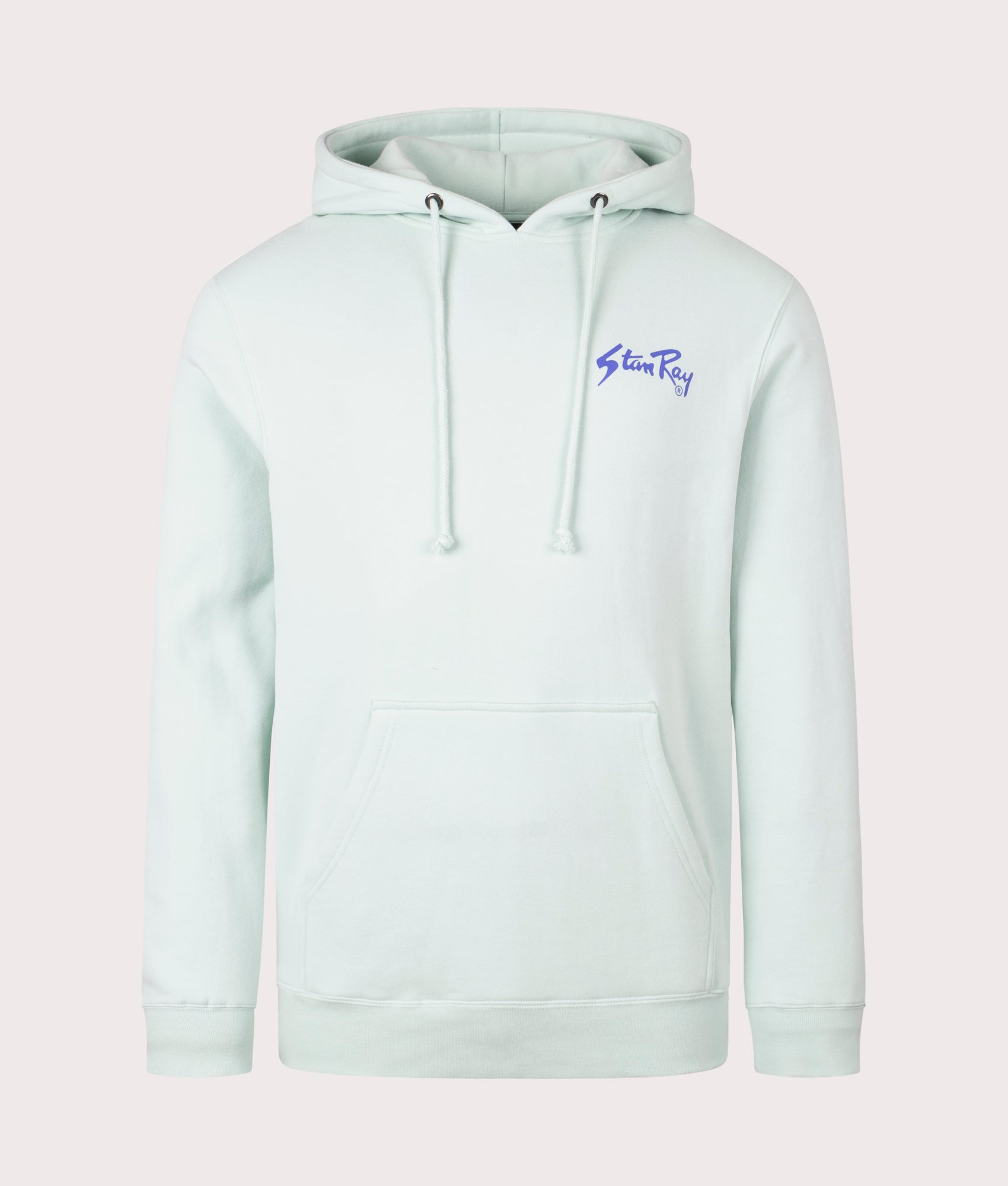 Stan Hoodie in Opal by Stan Ray. EQVVS Front Angle Shot.