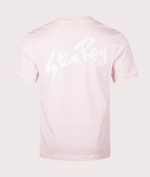 Stan T-Shirt in Pink by Stan Ray. EQVVS Back Angle Shot.