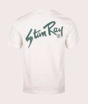 Stan T-Shirt in White by Stan Ray. EQVVS Back Angle Shot.
