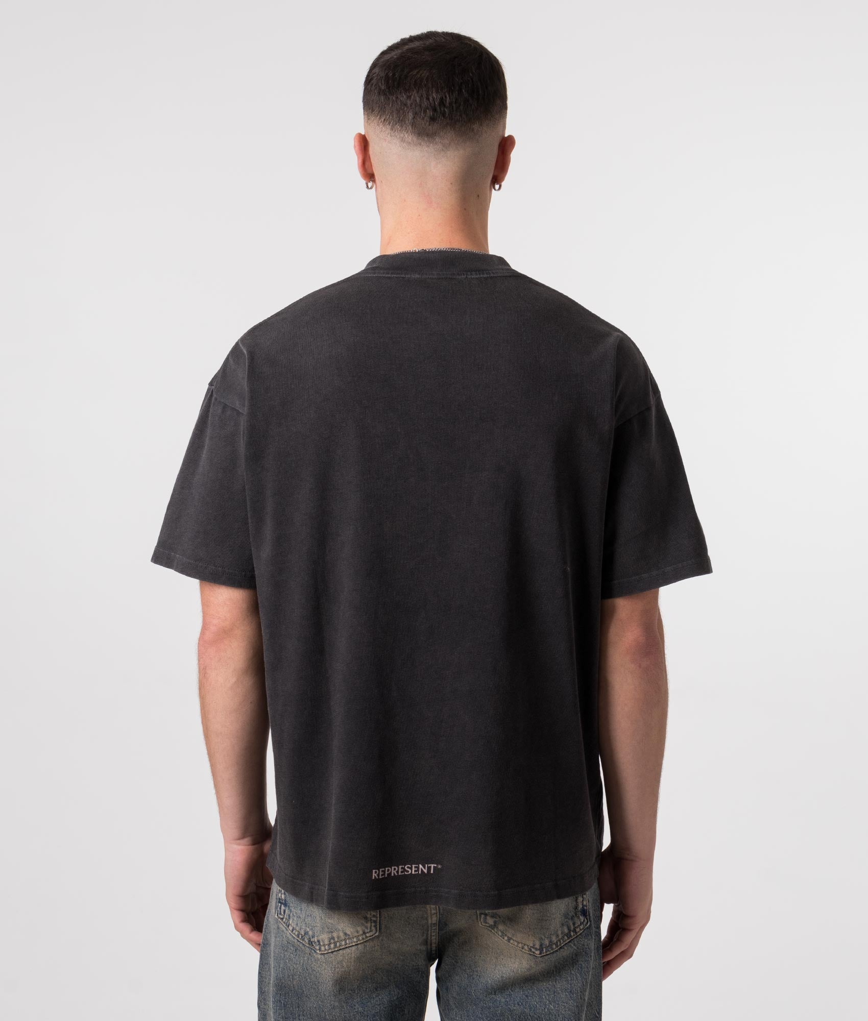 Tシャツ・カットソー REPRESENT Men T Shirts MLM41058 04 Black Black Owners Club T-shirt Represent - men - REPRESENT