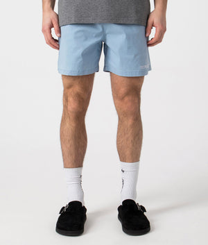 Represent Shorts Sky Blue, front shot. EQVVS.