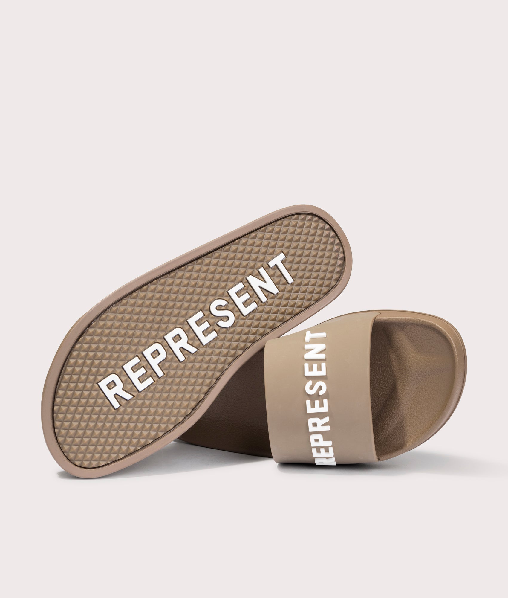 Represent Pool Slide in Cashmere. EQVVS Detail Shot.
