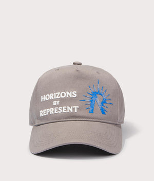 Horizon Cap in Taupe by Represent. EQVVS Front Angle Shot     