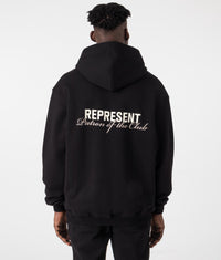Patron Of The Club Hoodie: 001 Black 