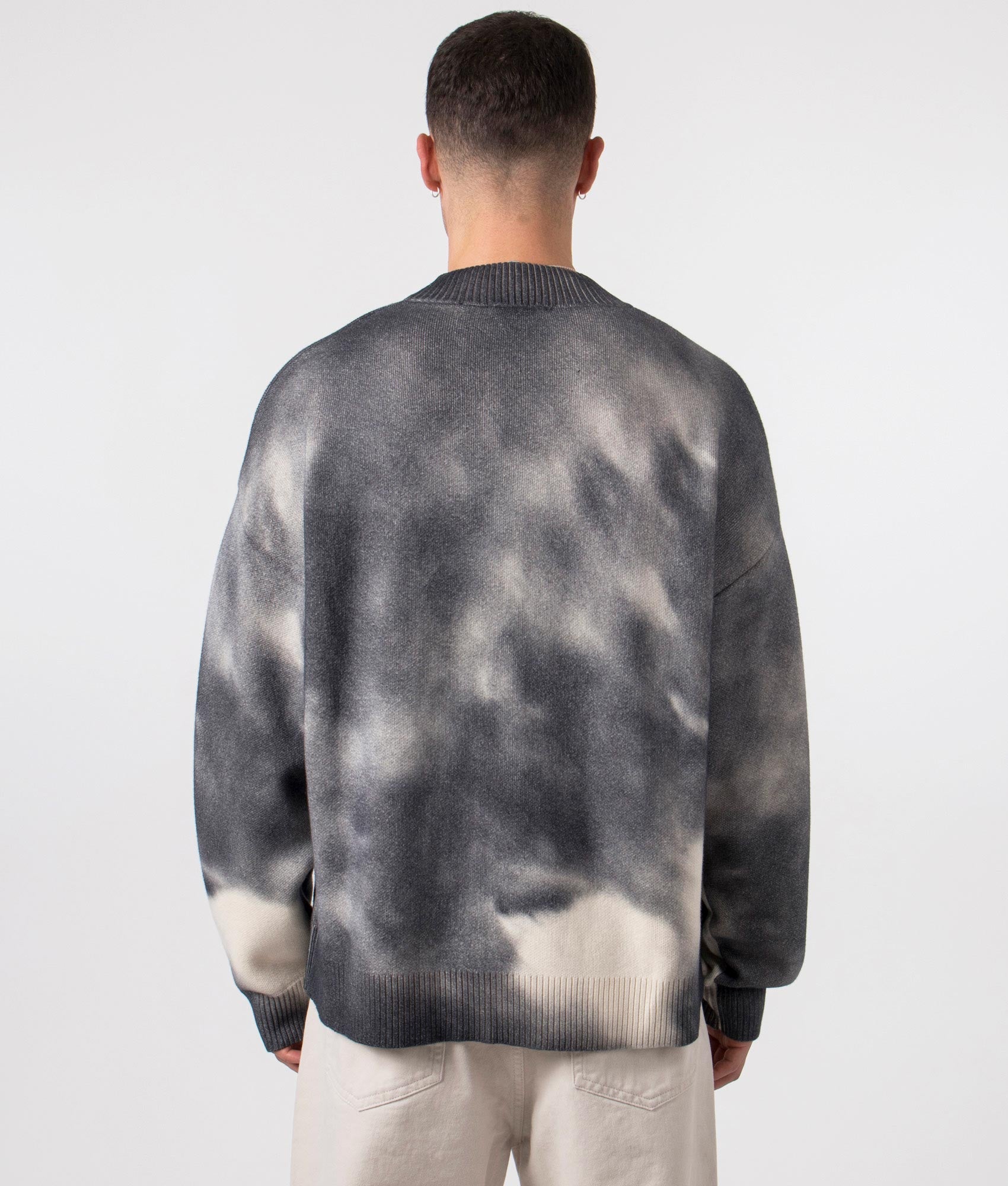 Represent, Bellerophon Knit Jumper, multi, Eqvvs Menswear,  back shot angle
