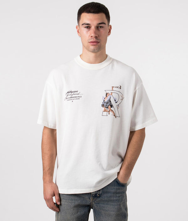 Hermes T-Shirt in flat white | REPRESENT | EQVVS
