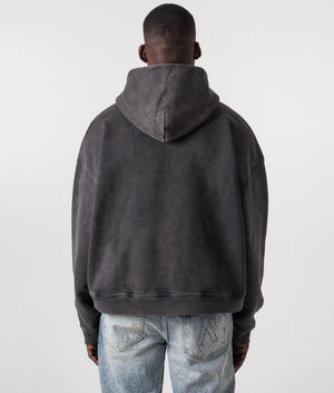 REPRESENT Rep Applique Hoodie Vintage Black at EQVVS