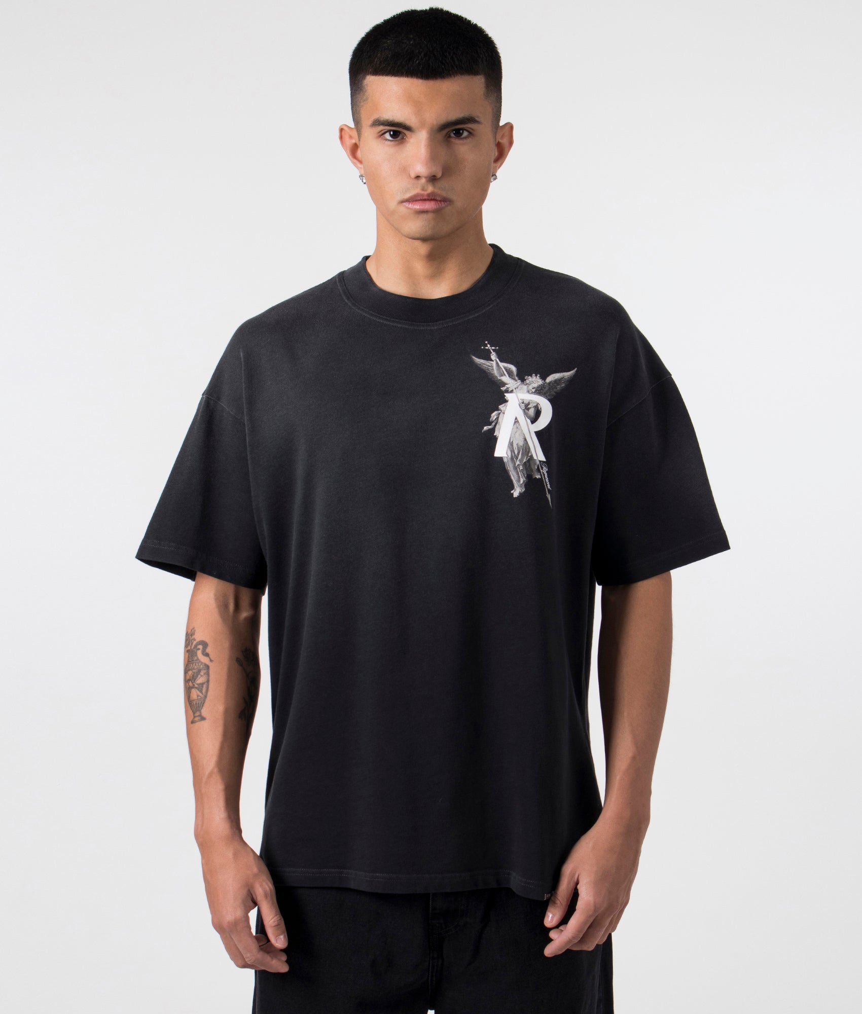 Archangel T-Shirt in Black | REPRESENT | EQVVS