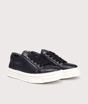 HTN Tumble Mix Sneakers. Shot by EQVVS. Front angled shot.