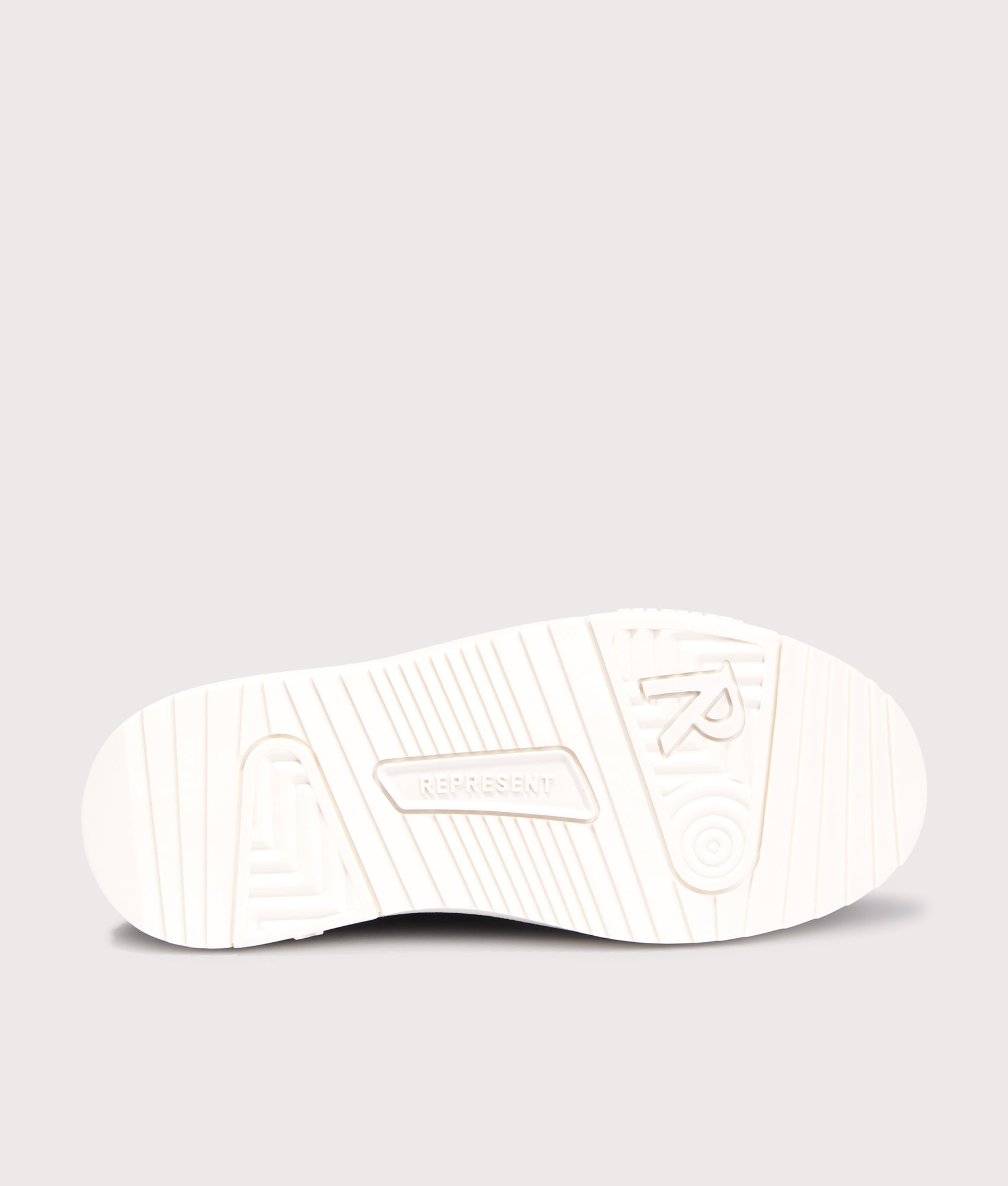 HTN Tumble Mix Sneakers. Shot by EQVVS. Sole shot.