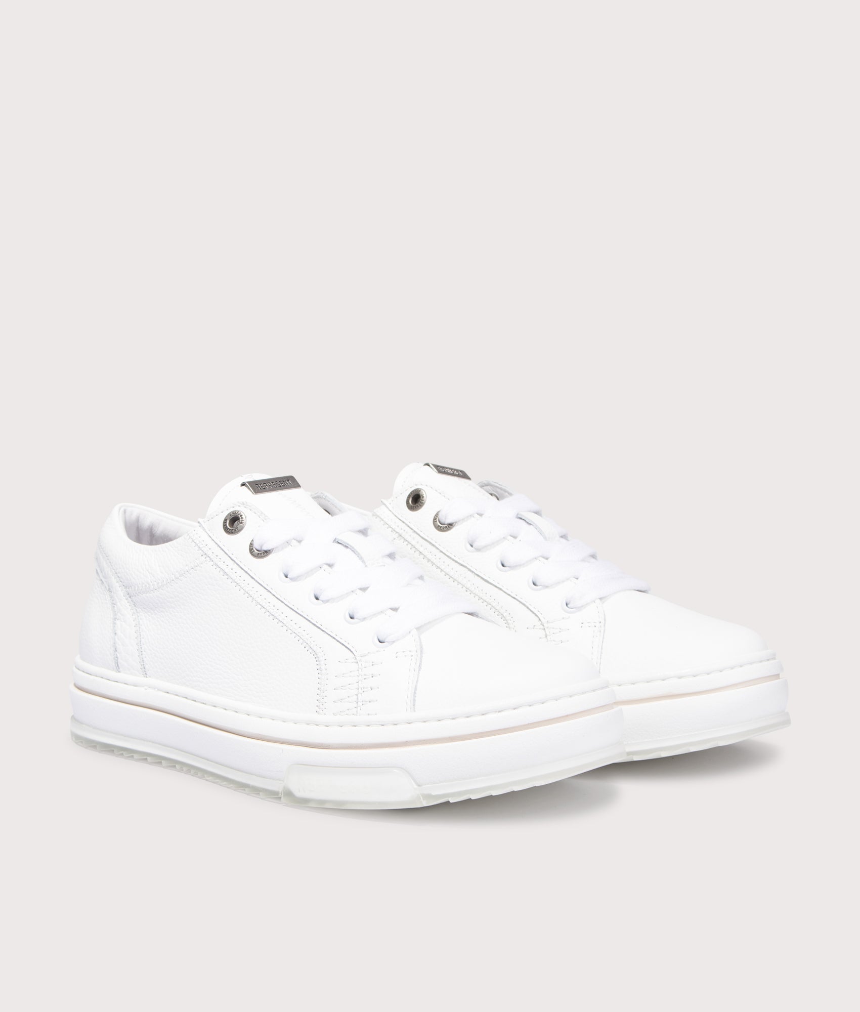 HTN Tumble Mix Sneakers. Shot by EQVVS. Front angled shot.