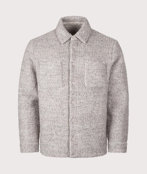 Mount Overshirt by Wax London in Natural. Shot by EQVVS. Front shot.