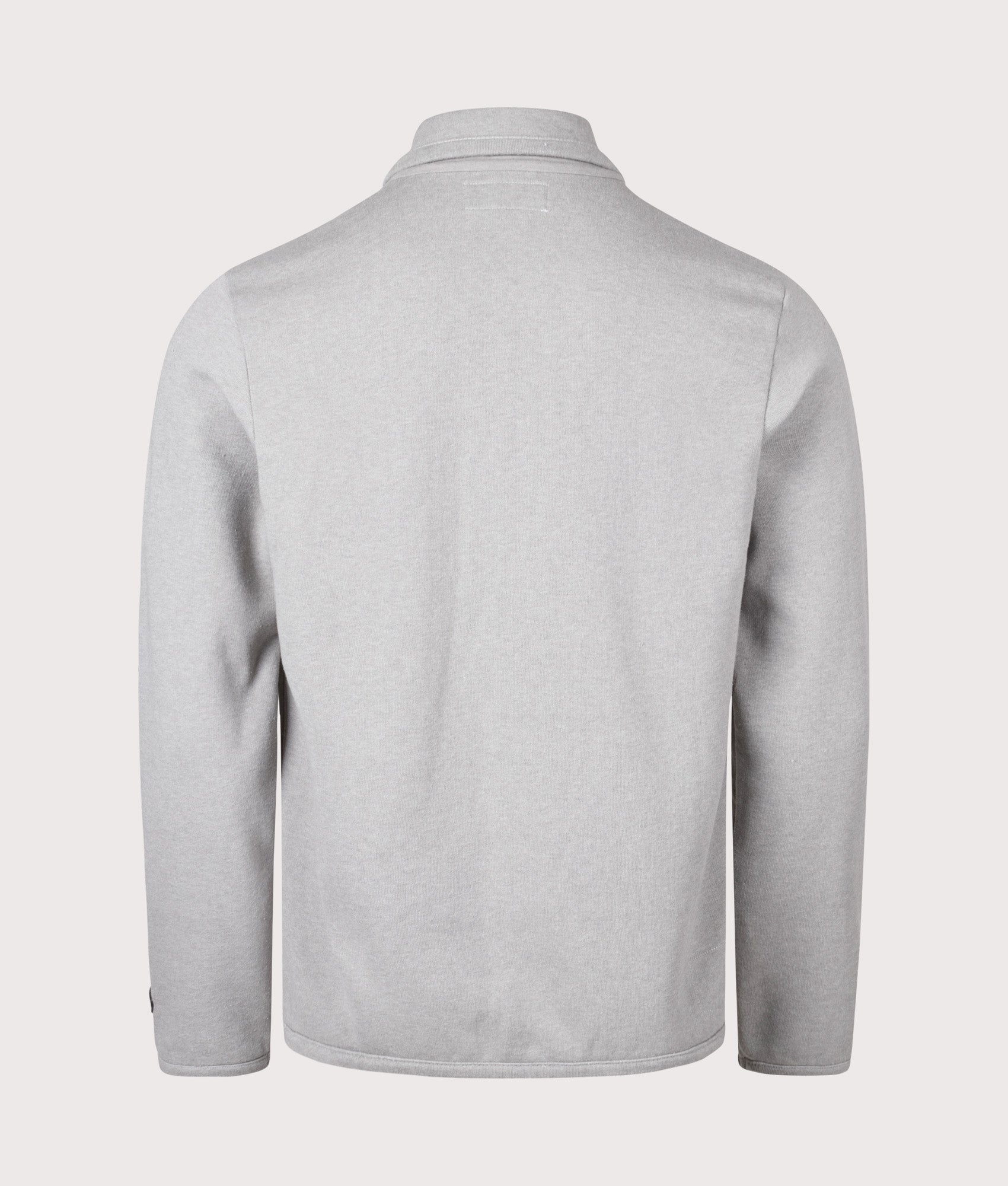 Lancaster Jacket in Grey Marl by Universal Works. EQVVS Back Angle Shot.