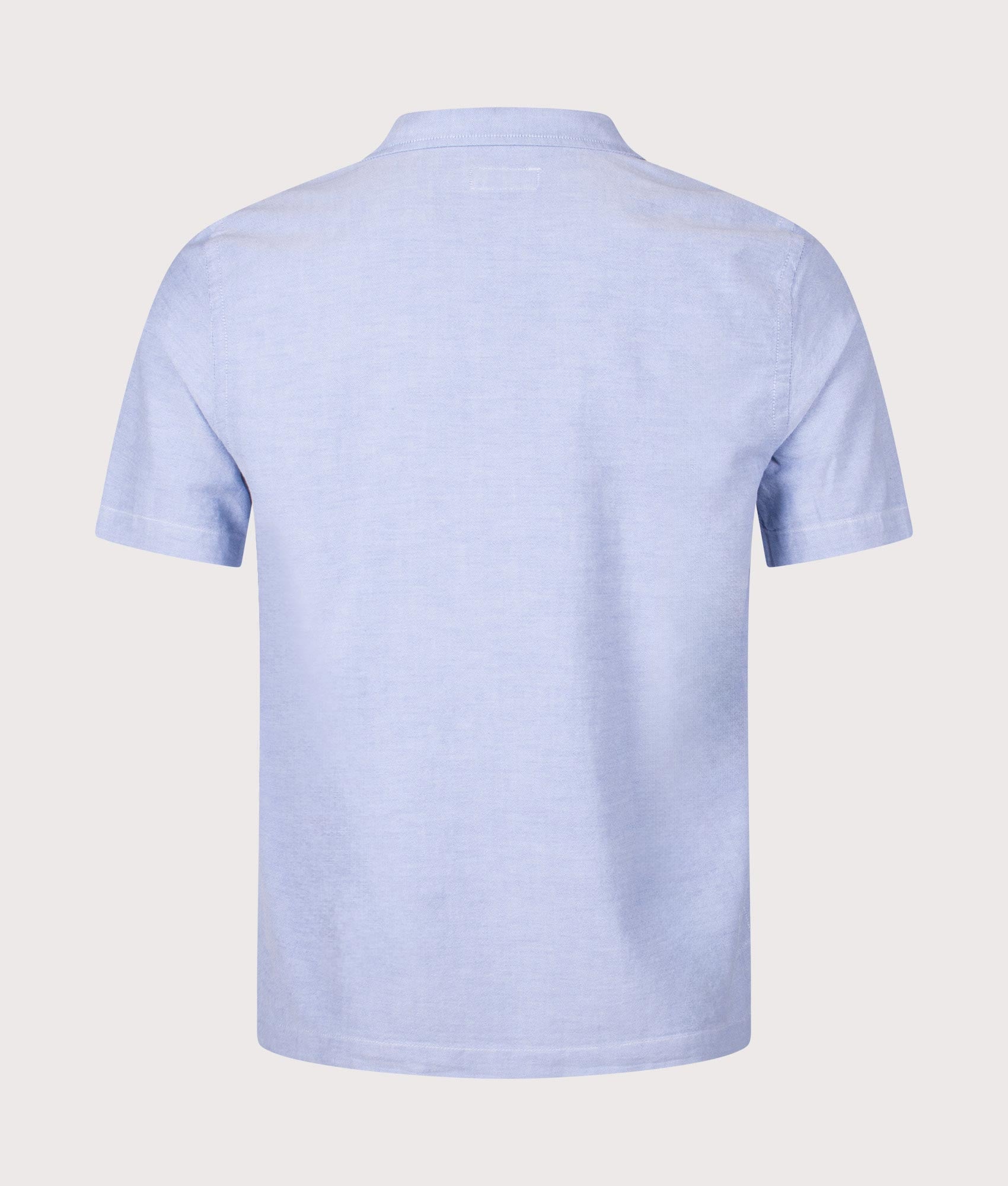 Road Shirt in Sky by Universal Works. EQVVS Back Angle Shot.