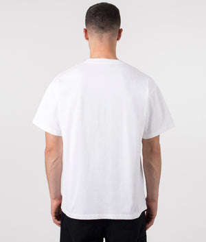 J'Adoro Aries T-Shirt in White by Aries. EQVVS Model Shot.