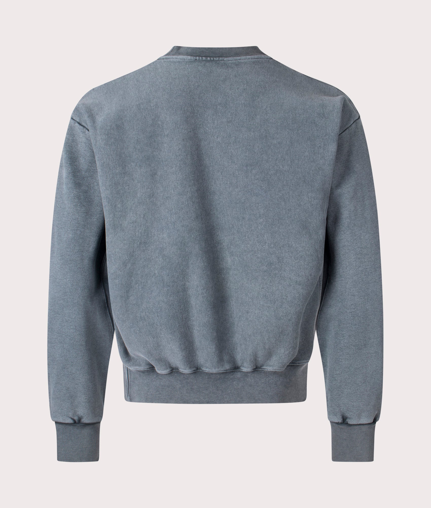 Aries Premium Aged Temple Sweatshirt in Dark Green at EQVVS. Back Shot.