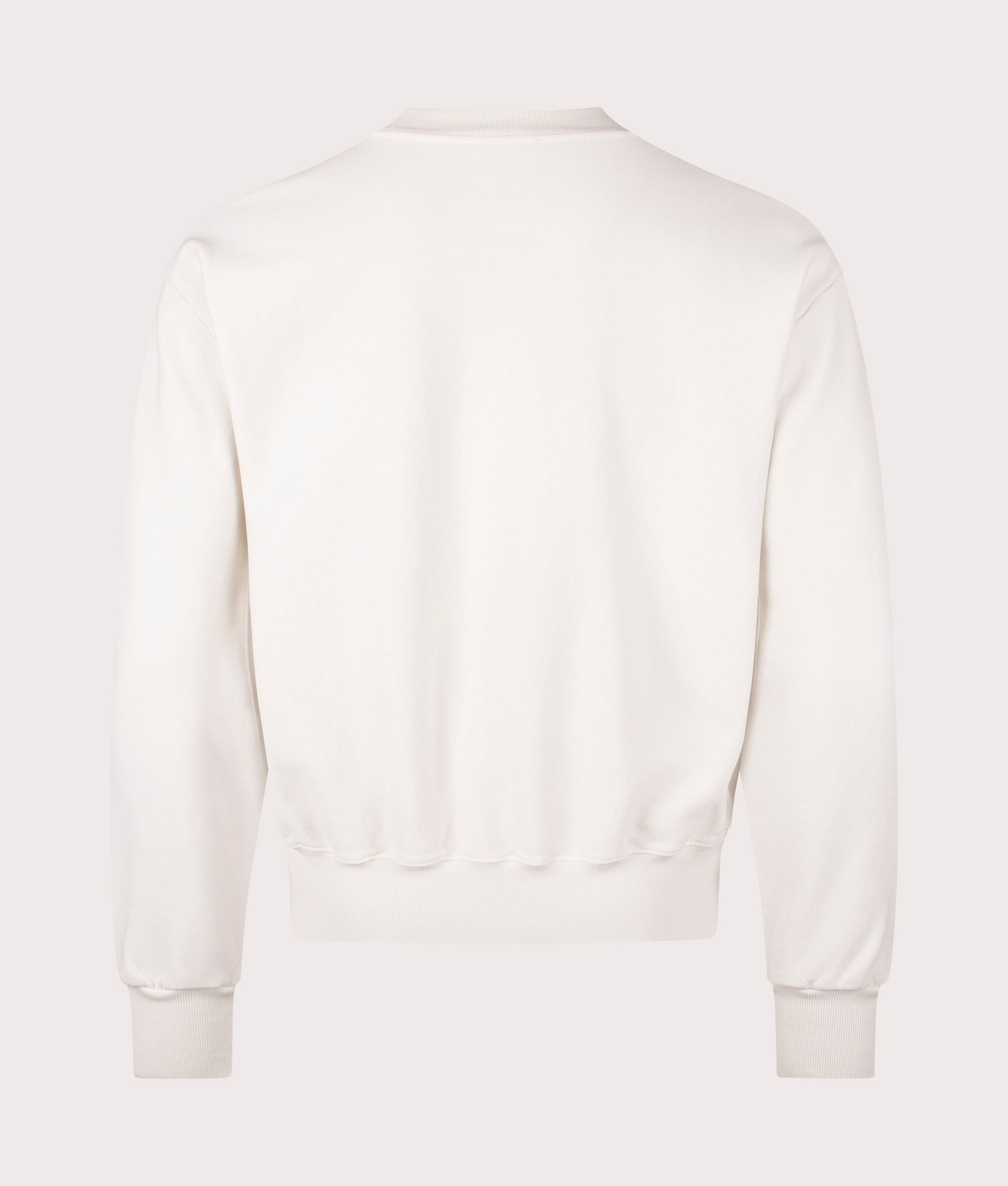 Aries Premium Aged Temple Sweatshirt in off white at EQVVS. Back Shot.