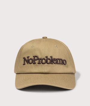 No Problemo Cap in Khaki. 100% cotton | No Problemo | Shot at EQVVS | Front shot 