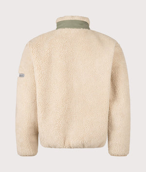 Forest Heavy Fleece Jacket in Ecru | No Problemo | EQVVS | Back shot 