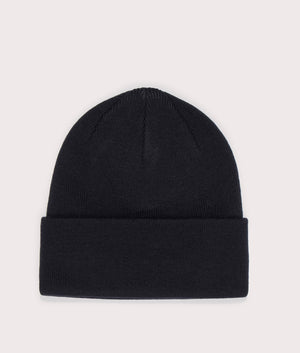 Mini Problemo Beanie b No Problemo in Black. Shot by EQVVS. Back shot.