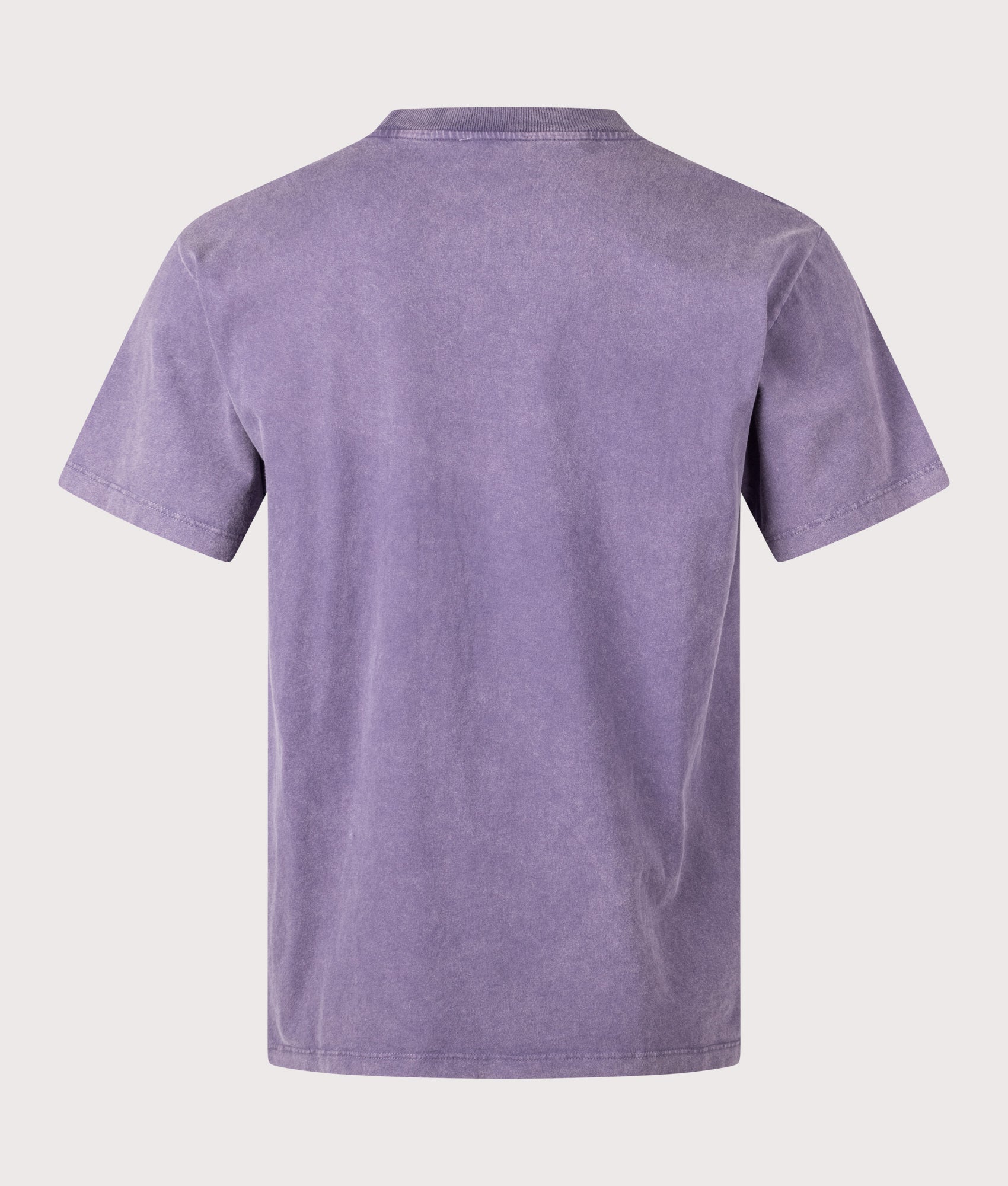 Aged Ancient Temple T-Shirt in Purple | 100% Cotton | Aries | EQVVS | Back shot 