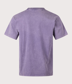 Aged Ancient Temple T-Shirt in Purple | 100% Cotton | Aries | EQVVS | Back shot 