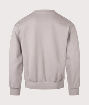 Mini Temple Sweatshirt in Grey | 100% Cotton | Aries | EQVVS | Back shot 