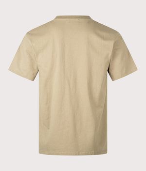 Temple T-Shirt in Khaki | 100% Cotton | Aries | EQVVS | Back shot 