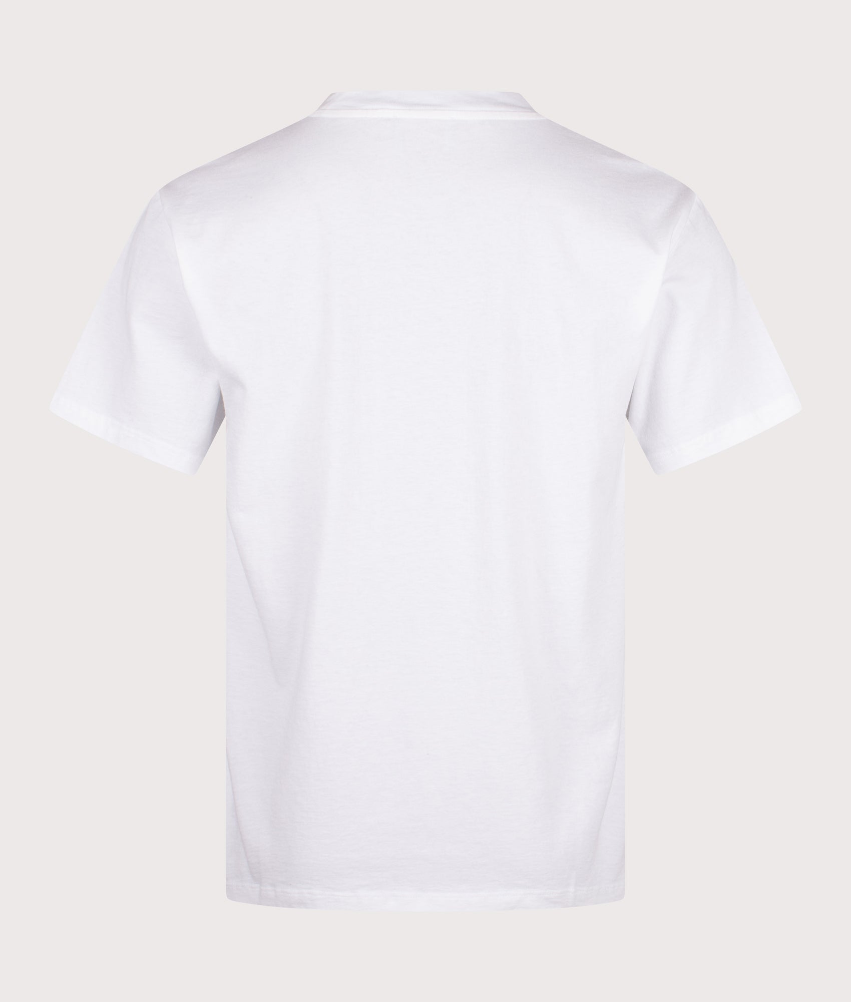 Temple T-Shirt in White | 100% Cotton | Aries | EQVVS | Back shot 