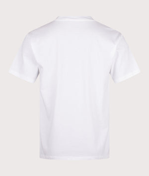 Temple T-Shirt in White | 100% Cotton | Aries | EQVVS | Back shot 