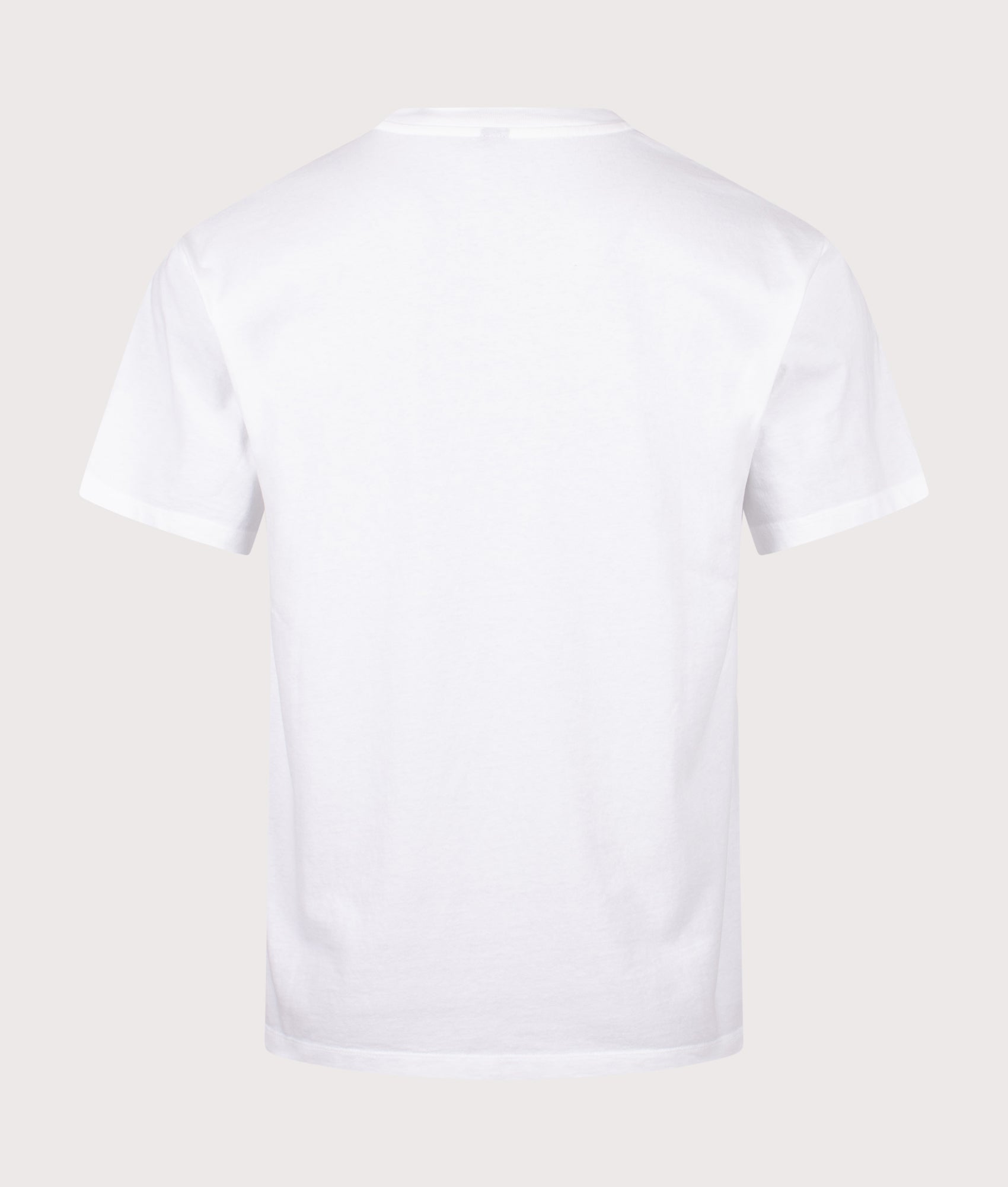 No Problemo Mini Problemo T-Shirt in White at EQVVS Menswear. Back shot.