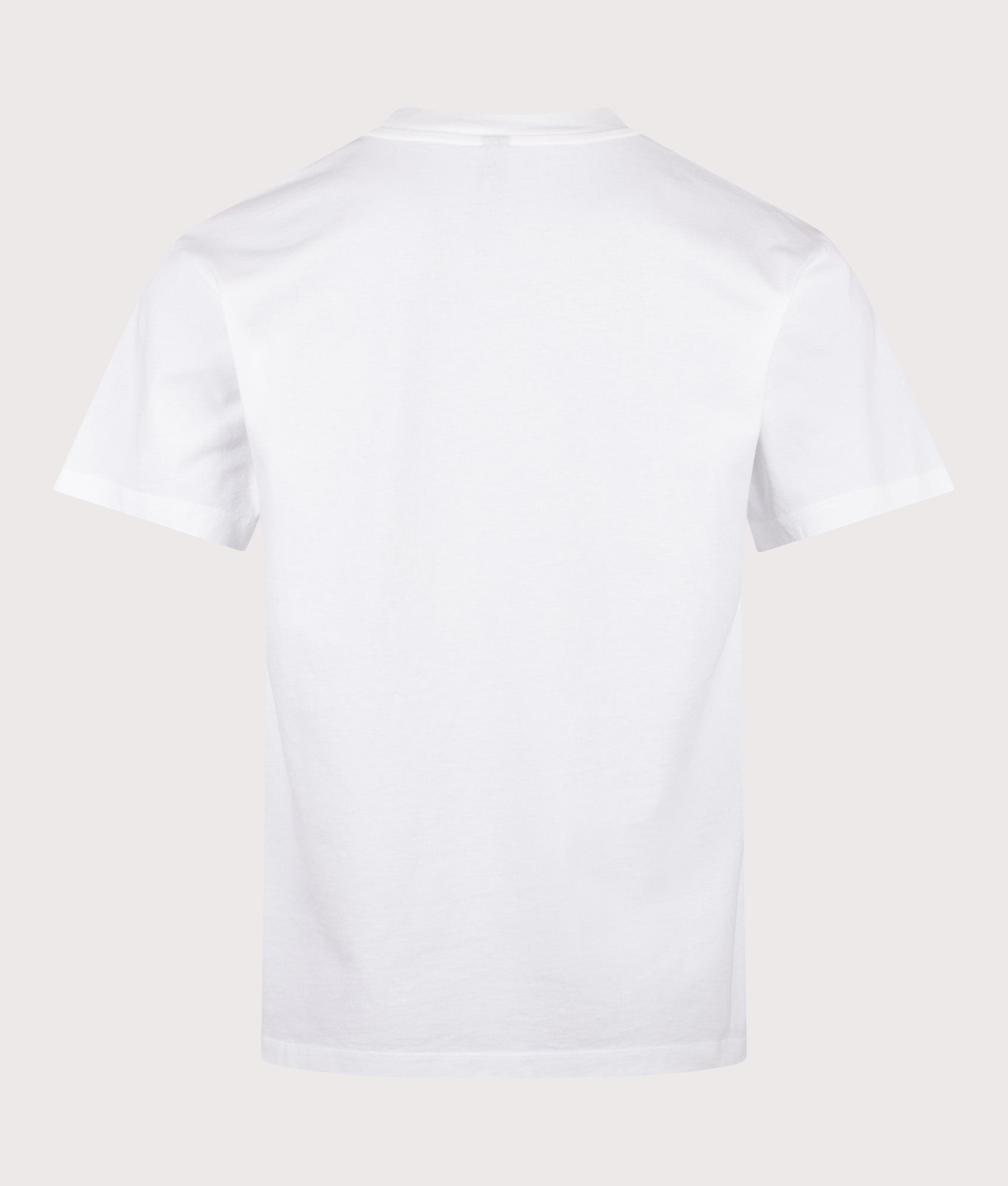 Pill T-Shirt in White by No Problemo. Shot by EQVVS. Back shot.