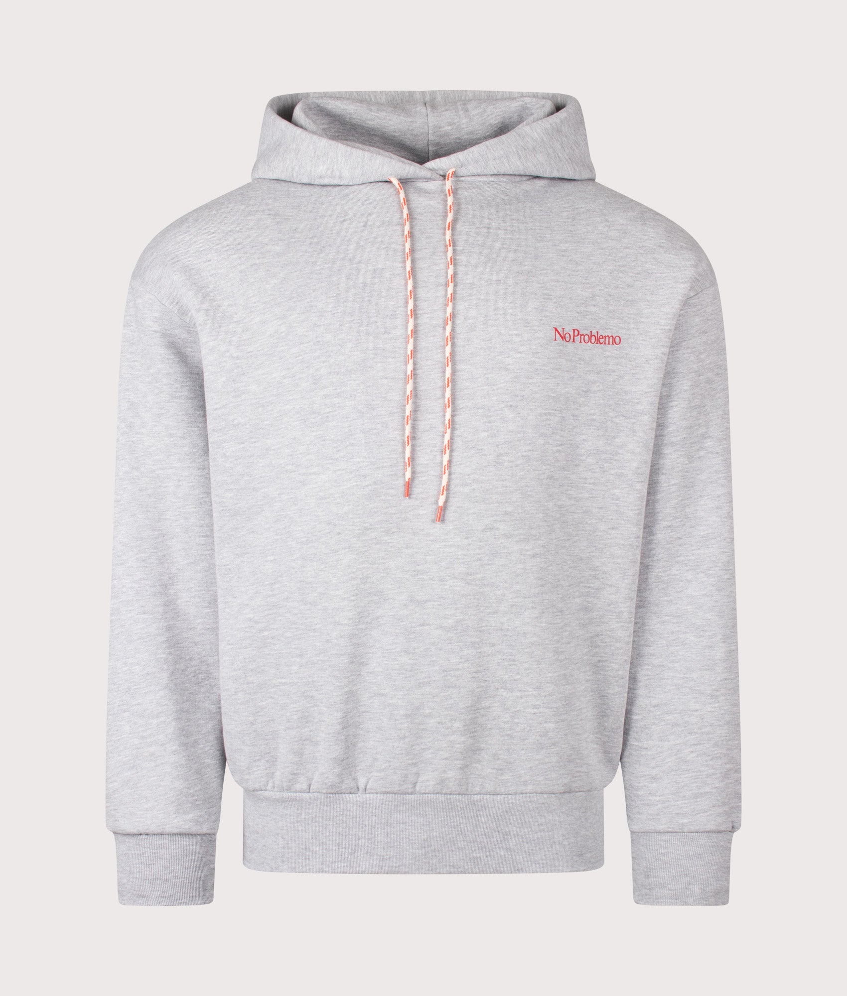 Mini Problemo Hoodie in Sport Grey by No Problemo. Shot by EQVVS. Front shot.