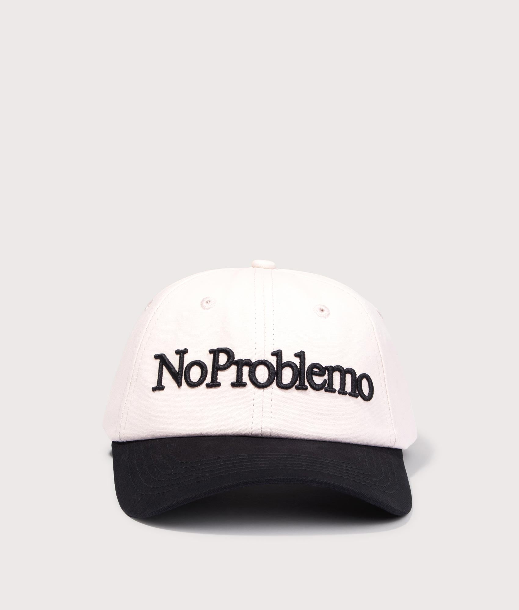 No Problemo Cap in Grey by No Problemo. Shot by EQVVS. Front shot.