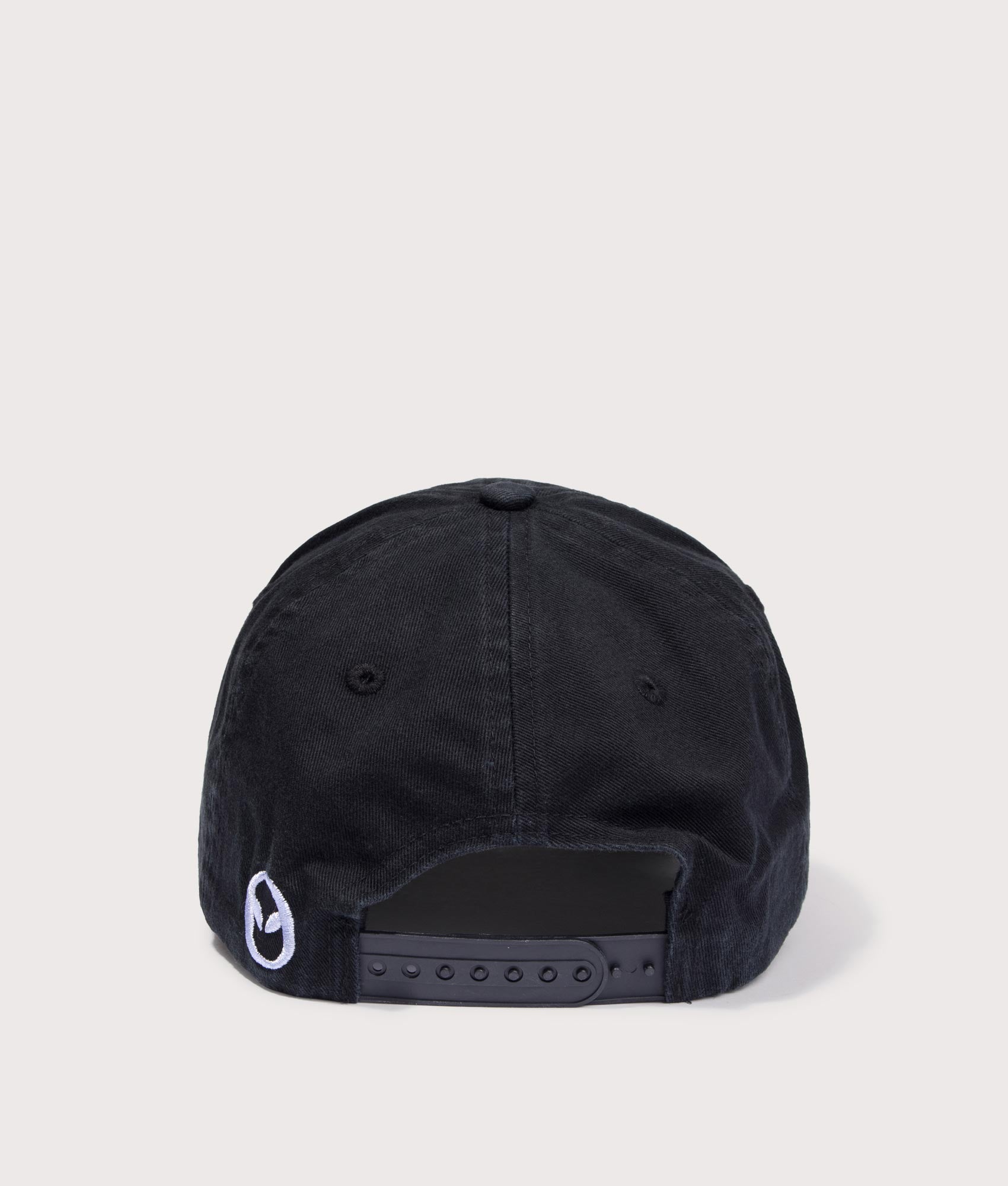 No Problemo Cap in Black by No Problemo. Shot by EQVVS. Back shot.