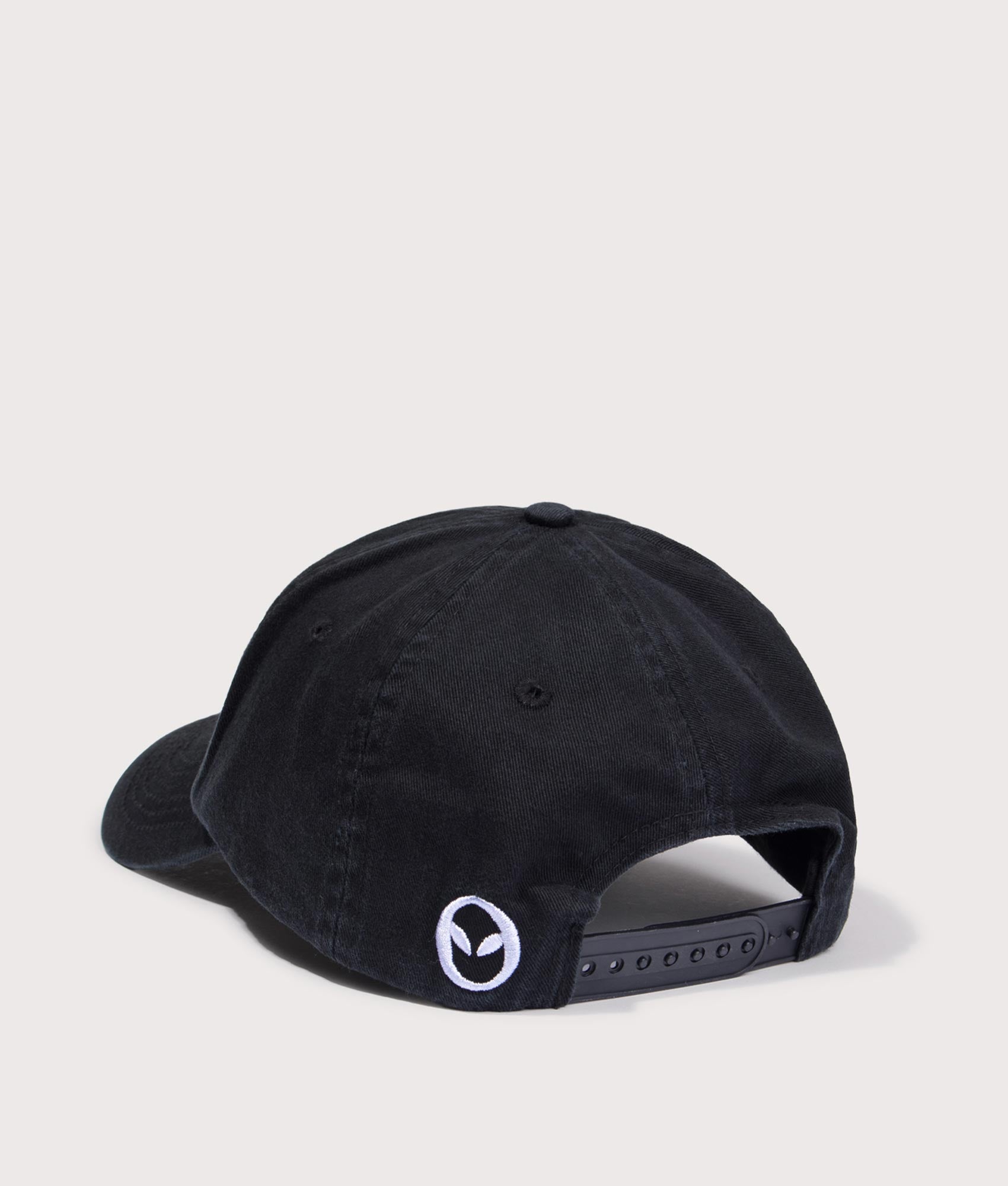 No Problemo Cap in Black by No Problemo. Shot by EQVVS. Detail shot.