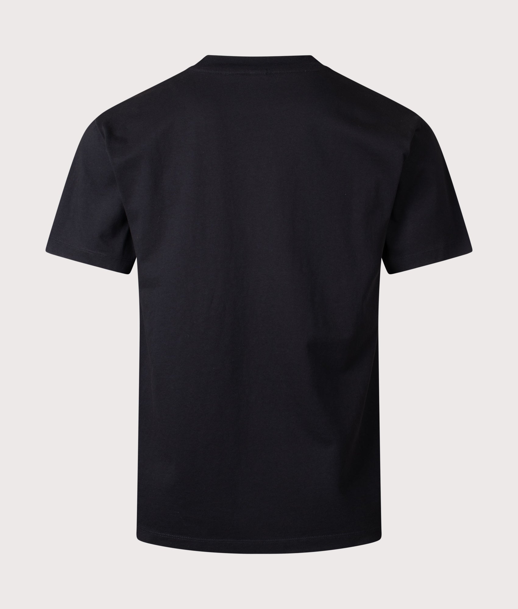 No Problemo Mini Problemo T-Shirt in Black at EQVVS Menswear. Back shot.