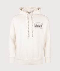 Premium Aged Temple Hoodie: Off White 