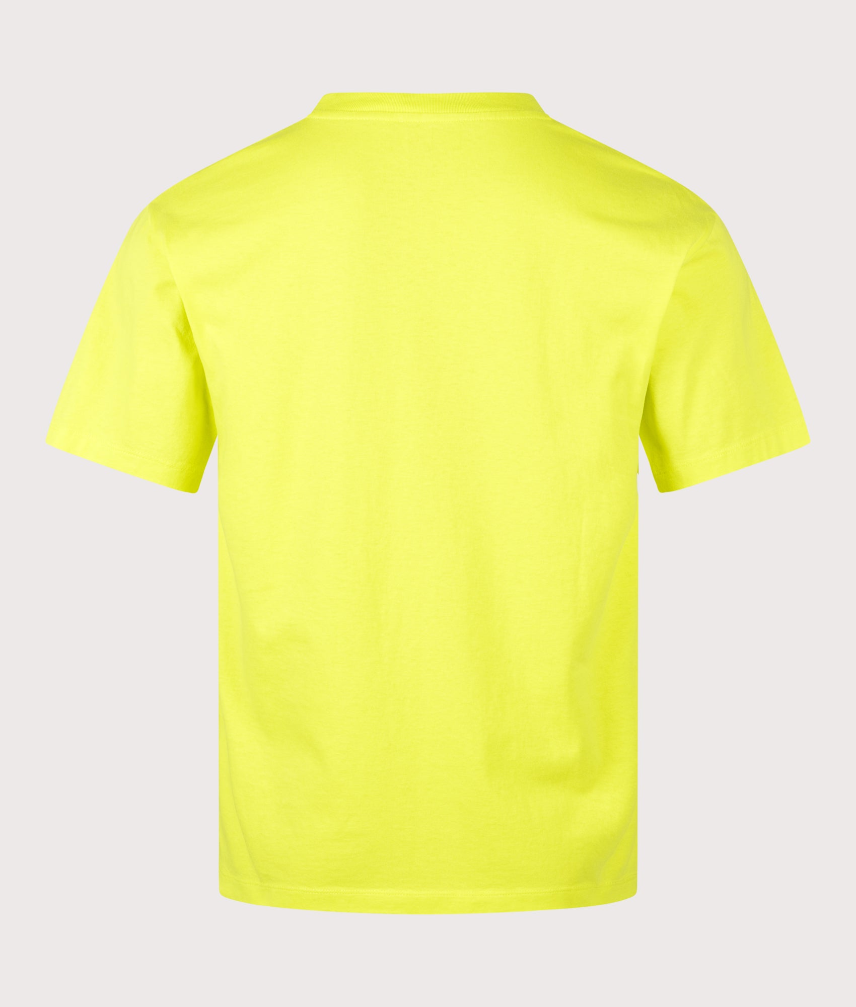 Aries Temple T-Shirt in Sulphur at EQVVS Menswear. Back shot.