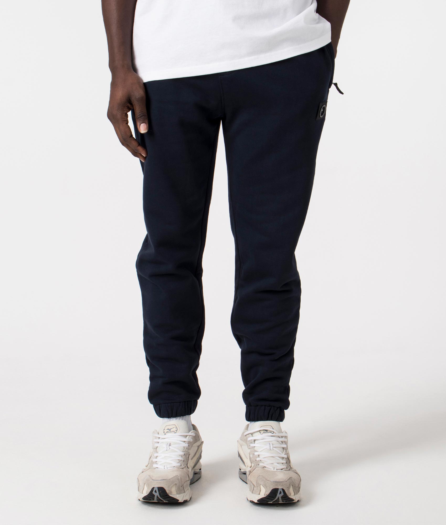 Marshall artist siren jogger in 003 navy front shot at EQVVS