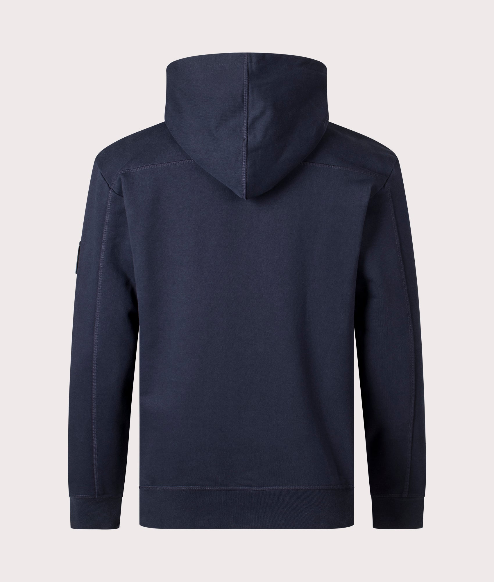 Marshall Artist Siren Overhead Hoodie in Navy, 100% Cotton Back Shot at EQVVS