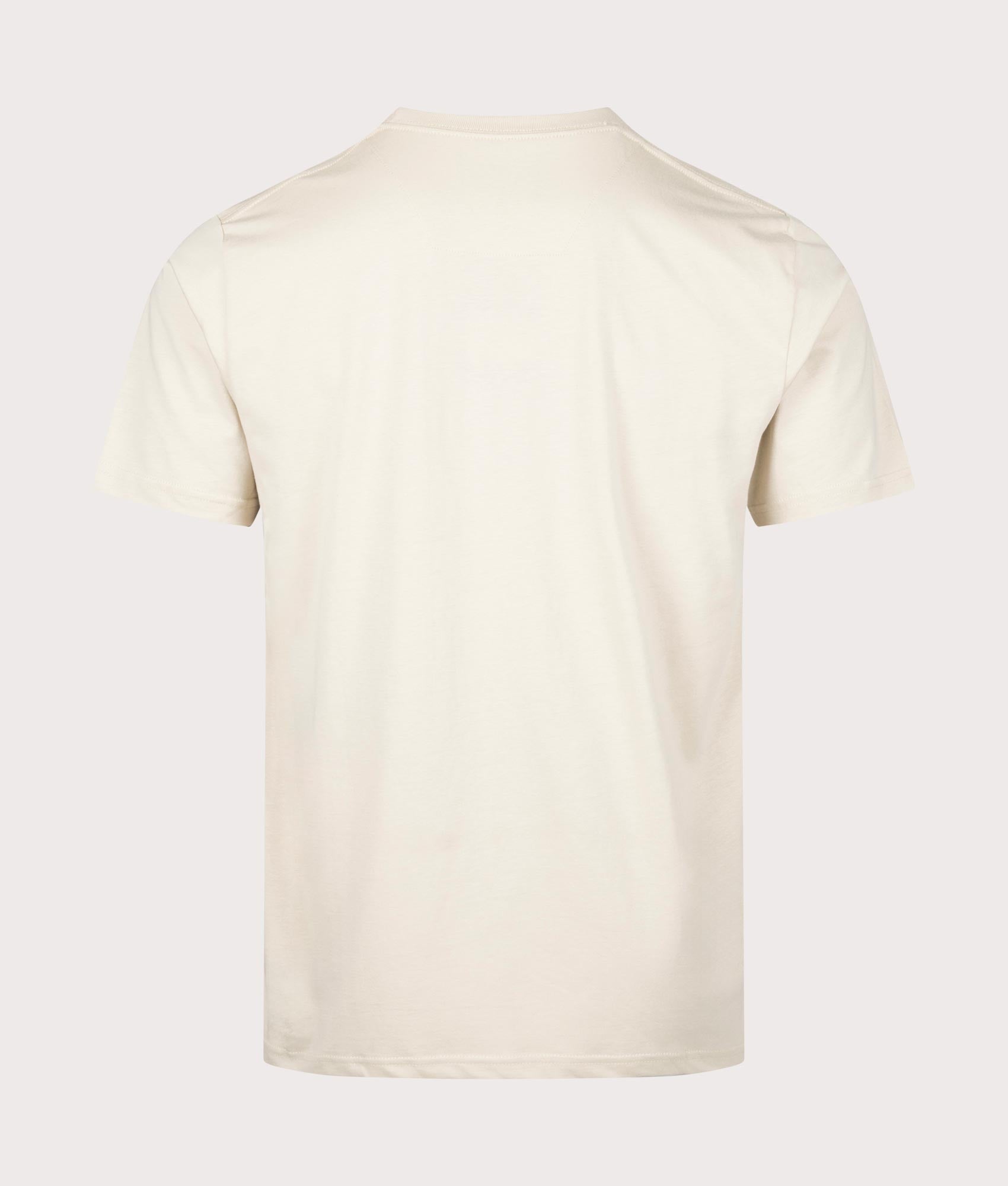 Siren T-Shirt in Sandstone by Marshall Artist. Back angle shot at EQVVS.