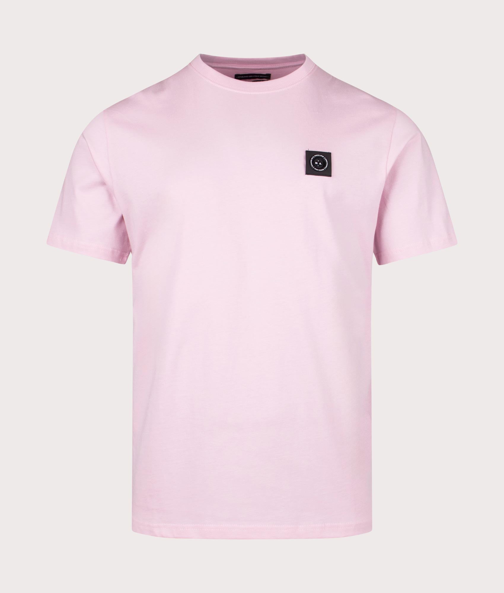 Siren T-Shirt in Pink by Marshall Artist. EQVVS Front Angle Shot.