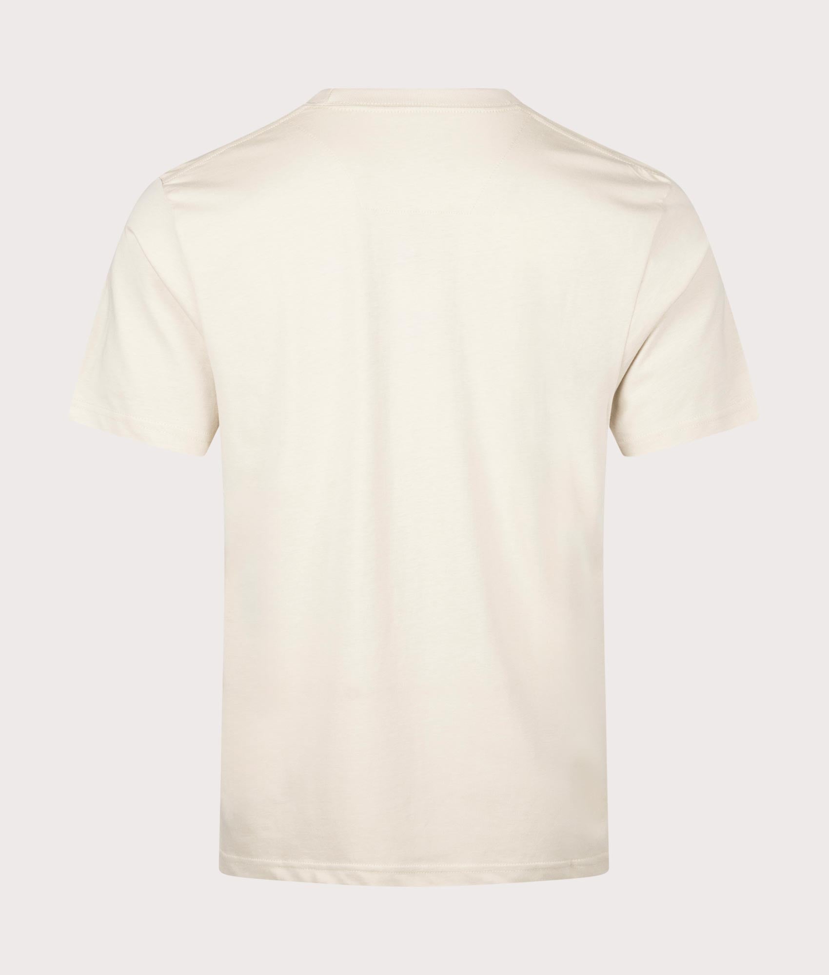 Injection T-Shirt in Sandstone by Marshall Artist. EQVVS Back Angle Shot.