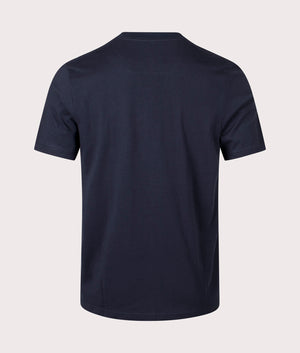 Cartellino T-Shirt in Navy by Marshall Artist. EQVVS Back Angle Shot.