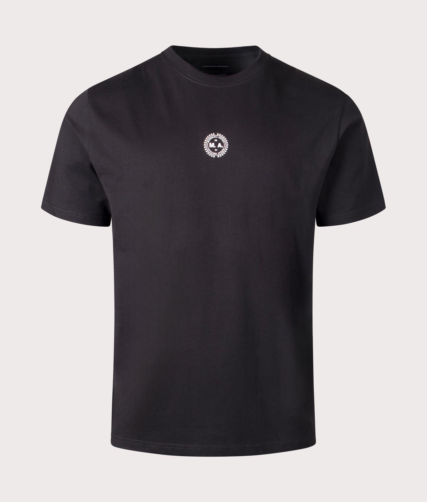 Wireframe Graphic T-Shirt in Black by Marshall Artist. EQVVS Shot.