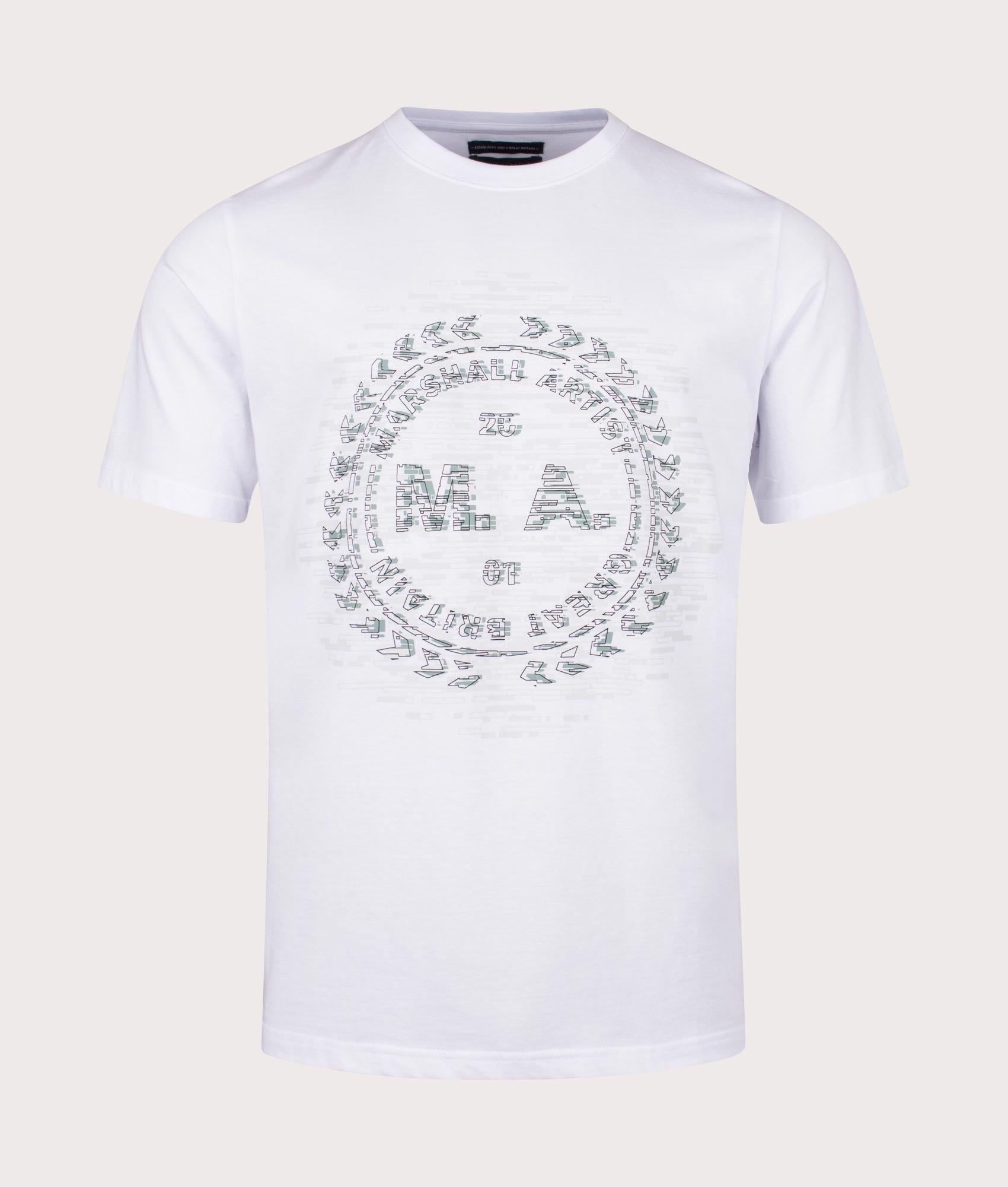 Tekk Fusion T-Shirt in White by Marshall Artist. EQVVS Shot. 