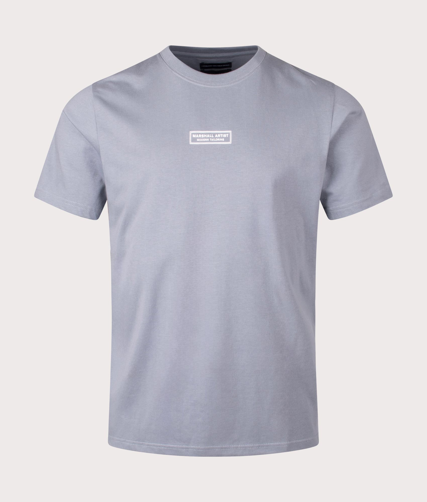 Injection T-Shirt in Nardo Grey by Marshall Artist. EQVVS Shot. 